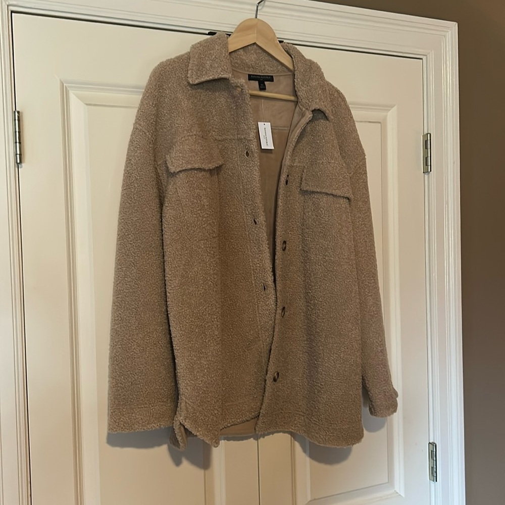 Banana Republic Sherpa shacket